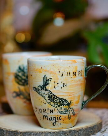 Duży Kubek Żwawy Szaraczek, Zuza Ceramics