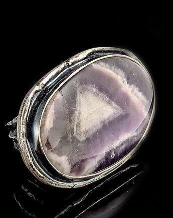 Pierścionek retro z ametystem, Pracownia Neores