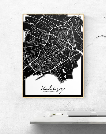 Plakat Kalisz mapa, Peszkowski Graphic