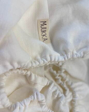 Prześcieradło z naturalnej tkaniny konopnej z gumką 60x120cm, Mjukka