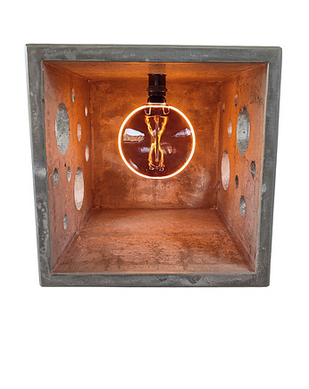 Stolik betonowy lampa LED Crystal Shine, MODERN CREATOR
