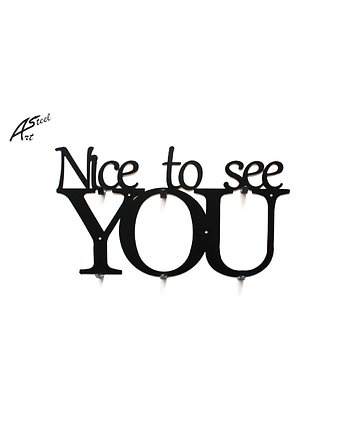 Wieszak na ubrania Nice to see you super prezent, 