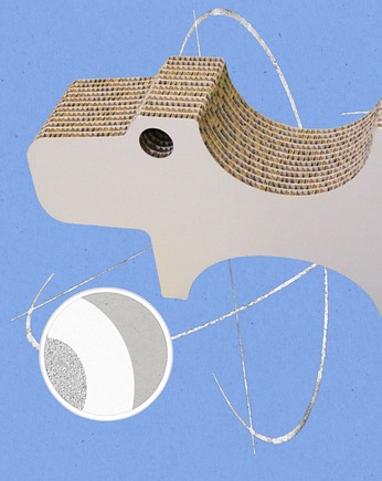 Doggy biały TEKTON - pies