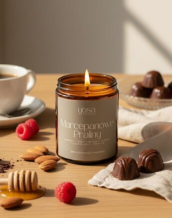 Świeca Sojowa Marcepanowe praliny, Yosa Candle