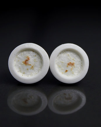 PIMIENTO/stal chirurgiczna/kolczyki porcelanowe UNIKAT, Magda Łysiak