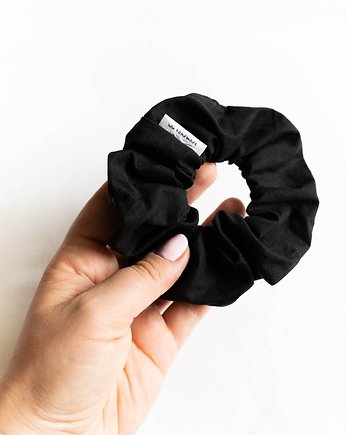Scrunchie/frotka Czarna, wu handmade