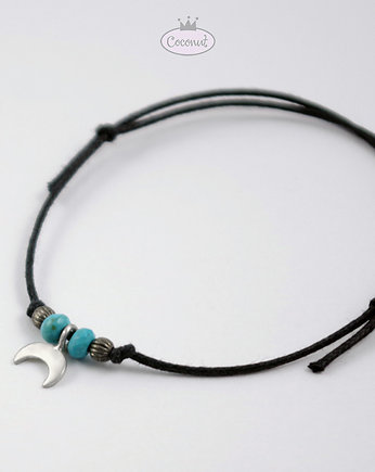 Bransoletka MOON turkus i srebro 925, COCONUT