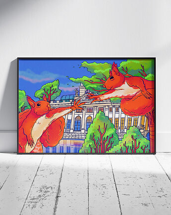 Plakat Łazienki Królewskie Warszawa, Hejpack