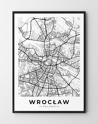 Plakat Mapa Wrocław, HOG STUDIO