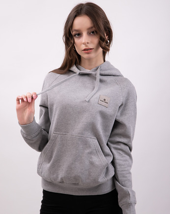Bluza szara bawełna organiczna GOTS, tree rebel