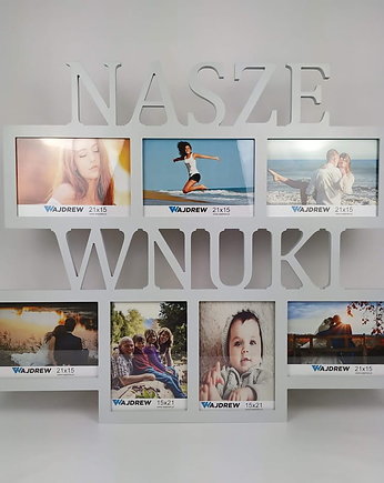Multirama ramka na zdjęcia z napisem Nasze Wnuki 7 zdjęć 15x21, Wajdrew