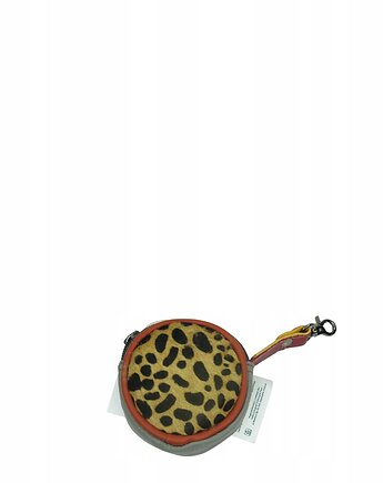 Bilonówka portfelik skórzany ze skrawków okrągły na prezent OLIVKA, Olivka Warsaw