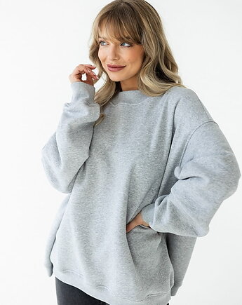 Bluza Biggie Szary Jasny Melanż, MKTP