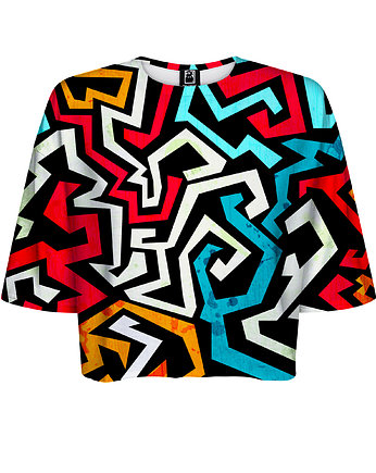 DR.CROW T-shirt Krótki CROP Crazy Style, DrCrow