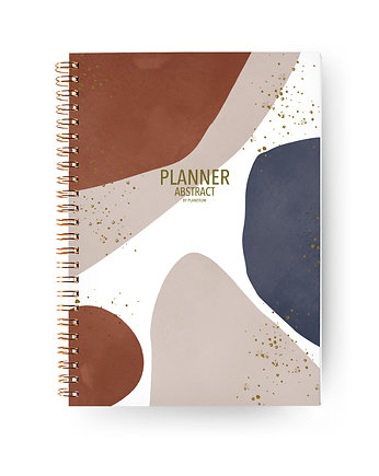 Planer Dzienny Niedatowany A5 Abstract, Planerum