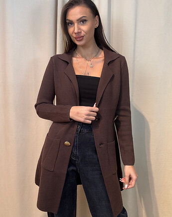 Elegancki kardigan Cioccolato, SOLO moda