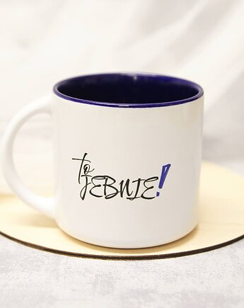 Kubek To Jeb*ie Granatowy, tulimy