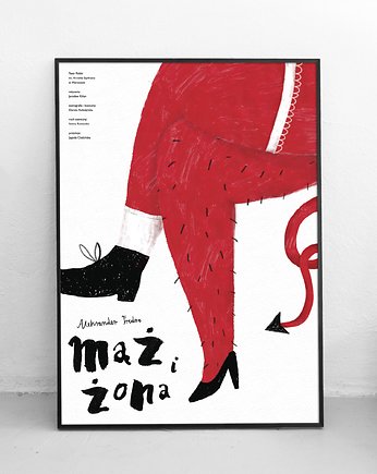 Plakat Mąż i żona, Kasia Kubacha