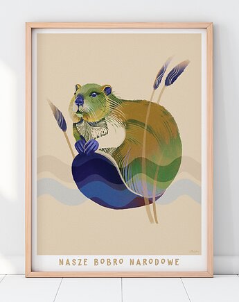 Plakat Nasze Bobro Narodowe, Kasia Masala