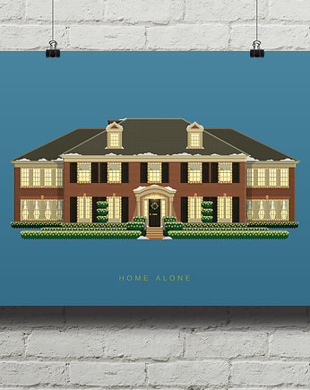 Plakat Kevin Sam w Domu - Home Alone, minimalmill