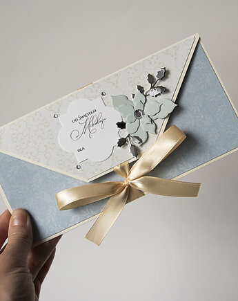 Kartka świąteczna folder na pieniądze kartę prezentową, Papiernik