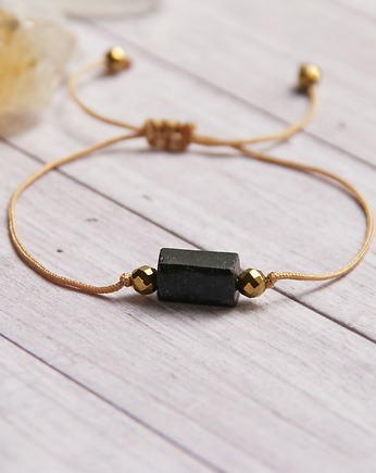 Ochronna bransoletka - czarny turmalin, kaktusia