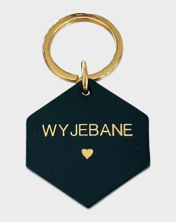 Brelok skórzany "Wyjebane", Boski Bajzel