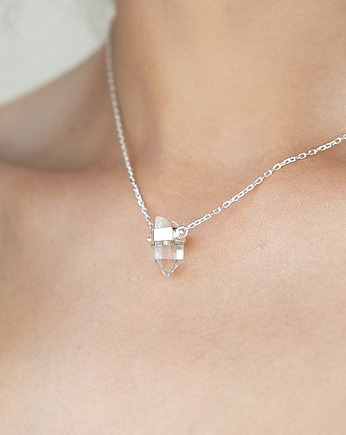 Kryształ górski - Choker no.1 srebrny, MUELLA