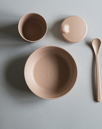 Zestaw naczyń bambusowych  zboże, naniby