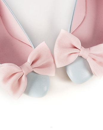 Klipsy do butów Coquet-Kokardy/Powder Pink Bow, Coquet
