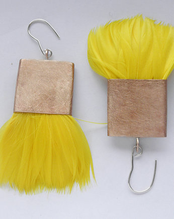 PIÓRKO kolczyki, Katarzyna Kaminska ART