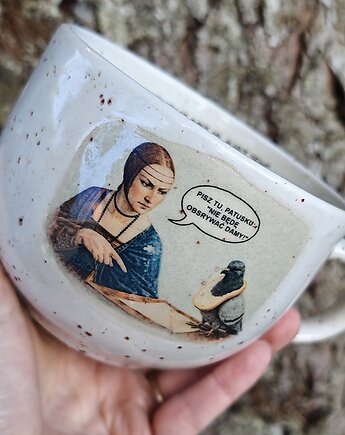 PISZ TU, PATUSKU..., kubek 600 ml, MONIfaktura