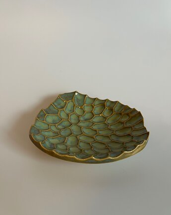 Talerz do serwowania, talerzyk na biżuterię, podstawka na biżuterię, Aleksandra Straus Ceramics Studio