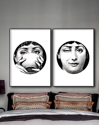 Lina Cavalieri - KOMPLET GRAFIK - 2 SZTUKI, Dekoracje PATKA Patrycja Kita