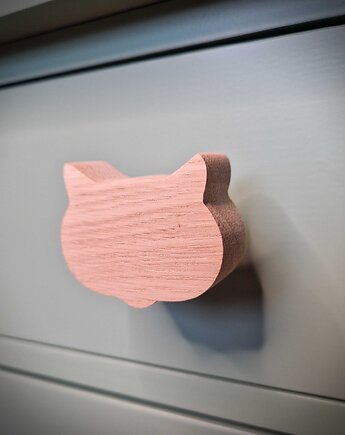 Drewniane gałki do mebli, sowa, leśne wzory  z drewna, dąb, Drewniane dodatki