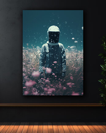 Sztuczna natura - Obraz na płótnie - Druk Blejtrama - Surrealizm #7, Black Sapphire Art