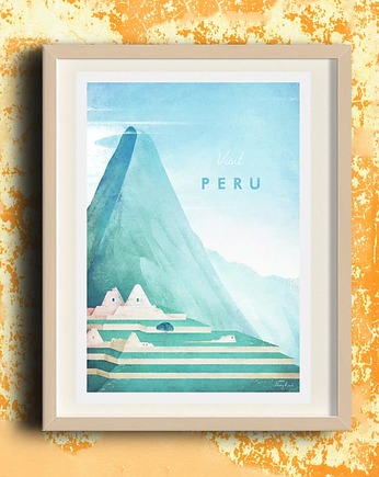 Peru - vintage plakat 50x70 cm, minimalmill