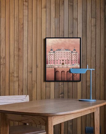 Plakat The Grand Budapest Hotel, Konrad Kunc