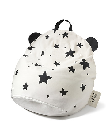 Puf BINI WITH STARS / czarny uchwyt, BiNi