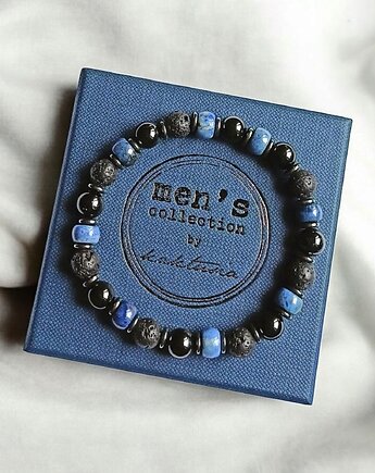 PREMIUM : DUMOTRIERYT, turmalin, lawa, hematyt, kaktusia