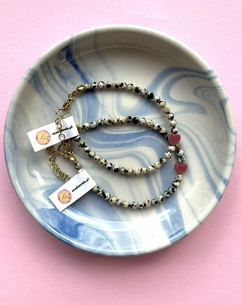 Bransoletka  Jaspis&Rodonit, Studio Trele