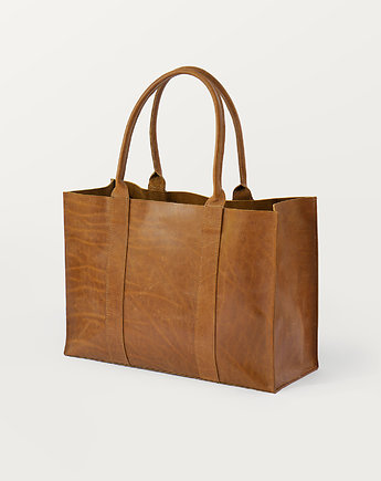LARGE TOTE BAG natural leather, ordinary