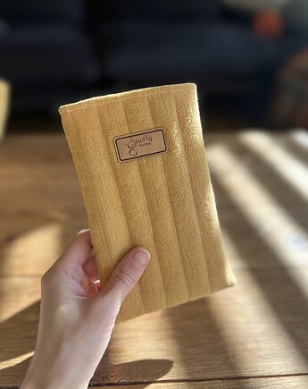 Etui na telefon z lnu - musztarda, gucialoveskids