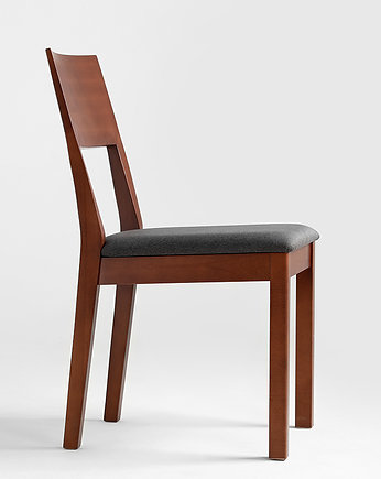 Klasyczne krzesło Fjord - karbon, orzechowe bukowe, CustomForm