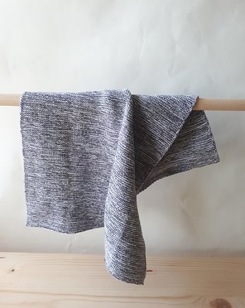 Ręcznik kuchenny tkany  melanż czarno biały, naniby