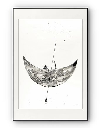 Obraz 50X70 cm wykonany ręcznie, MiniMalArt