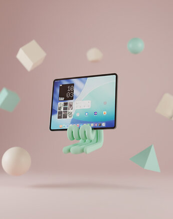 Stojak na tablet iPad, uchwyt na biurko, POLY STUDIO