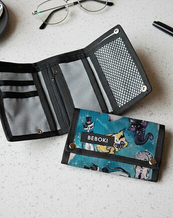 Portfel Koty/ BEBOKI wodoodporny, BEBOKI