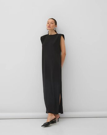 Maxi sukienka Noble modal black, Patchouli