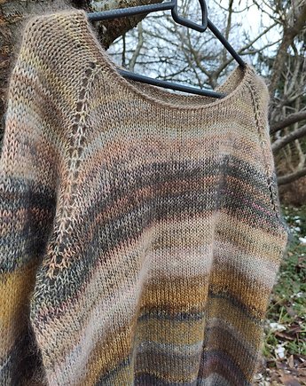 Miejski 1/ sweter, agat handmade